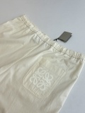 Loewe 26SS Fashion Versatile Embroidered Logo Shirt Shorts Set