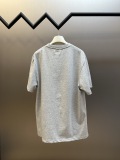 Loewe Fashion Toothbrush Embroidered Logo Little Monster Short Sleeve Couple Versatile Casual T-shirt