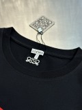 Loewe Fashion Toothbrush Embroidered Logo Little Monster Short Sleeve Couple Versatile Casual T-shirt