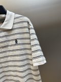 Prada Classic Fashion Embroidered Logo Striped Casual Polo Shirt