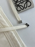 Loewe 26SS Fashion Versatile Embroidered Logo Shirt Shorts Set