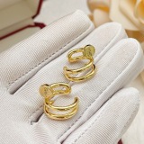 Cartier Classic Fashion Versatile Gold Nail Ear Clip
