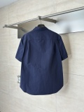 Loewe Fashion Versatile Embroidered Logo Casual Short Sleeve Shirt