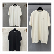 Loewe Classic Simple Embroidered Logo T-shirt Unisex Versatile Casual Short Sleeve Loewe Classic Simple Embroidered Logo T-shirt Unisex Versatile Casual Short Sleeve