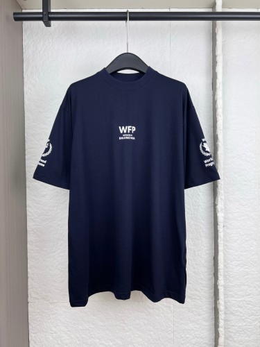 Balenciaga Fashion Logo Printed Short Sleeve Couple Versatile Casual T-shirt