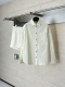Loewe 26SS Fashion Versatile Embroidered Logo Shirt Shorts Set