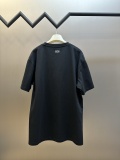Loewe Fashion Toothbrush Embroidered Logo Little Monster Short Sleeve Couple Versatile Casual T-shirt