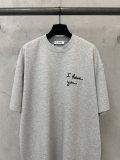 Loewe Classic Simple Embroidered Logo T-shirt Unisex Versatile Casual Short Sleeve