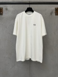 Loewe Classic Simple Embroidered Logo T-shirt Unisex Versatile Casual Short Sleeve
