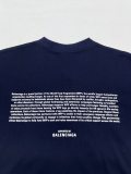 Balenciaga Fashion Logo Printed Short Sleeve Couple Versatile Casual T-shirt