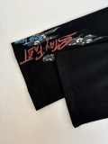 Chrome Hearts Fashion Versatile Graffiti Printed Work Pants Casual Sports Pants