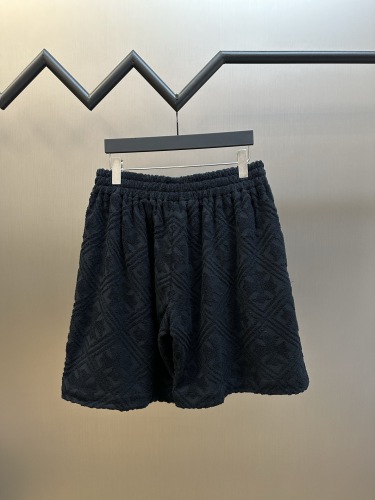 Chrome Hearts Fashion Towel Cloth Full Cross Jacquard Shorts Couple Versatile Casual Pants
