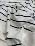 Prada Classic Embroidered Logo Striped Short Sleeve Knitted Polo Collar