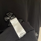 Chrome Hearts Fashion Embroidered Cross Short Sleeve Couple Versatile Loose T-shirt