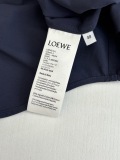 Loewe Fashion Versatile Embroidered Logo Casual Short Sleeve Shirt