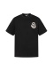 Moncler Classic Logo Printed Round Neck T-shirt Unisex Casual Loose Short Sleeve