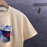 Loewe 26SS Fashion Printed Round Neck T-shirt Unisex Casual Loose Short Sleeve