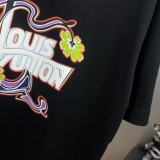 Louis Vuitton 26SS Fashion Logo Printed T-shirt Unisex Casual 7A Antibacterial Short Sleeve