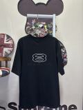 Balenciaga 26SS Fashion Embroidered Logo T-shirt Unisex Casual Loose Short Sleeve