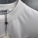 Loewe 26SS Fashion Embroidery LogoT girl Unisex Casual Loose Short Sleeve