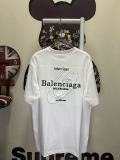 Balenciaga 26SS Fashion Embroidered Logo T-shirt Unisex Casual Loose Short Sleeve