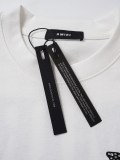 Amiri Fashion Hot Diamond Logo Round Neck T-shirt Unisex Casual Loose Short Sleeve