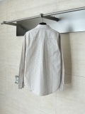 Louis Vuitton 26SS Fashion Full Logo Striped Casual Versatile Long Sleeve Shirt