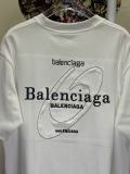 Balenciaga 26SS Fashion Embroidered Logo T-shirt Unisex Casual Loose Short Sleeve