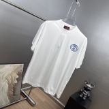 Gucci 26SS Fashion Embroidery GG T-shirt Unisex Casual 7A Antibacterial Short Sleeve