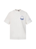 Moncler Classic Foam Logo Printed T-shirt Unisex Casual Loose Short Sleeve