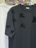 Burberry 26SS Fashion Plush Warhorse T-shirt Unisex Casual Loose Short Sleeve