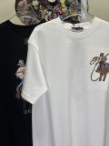 Louis Vuitton 26SS Fashion Heavy Industries Embroidered T-shirt Unisex Casual Loose Short Sleeve