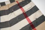 Burberry Classic Checkered Beach Pants Unisex Casual Versatile Shorts