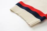 Gucci Fashion Embroidery Double G Knitted Collar Short Sleeve Polo Shirt