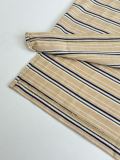 Prada 26SS Fashion Embroidered Logo Striped Casual Versatile Long Sleeve Polo Shirt