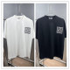 Loewe 26SS Fashion Embroidery LogoT girl Unisex Casual Loose Short Sleeve