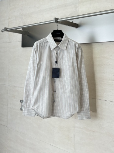 Louis Vuitton 26SS Fashion Full Logo Striped Casual Versatile Long Sleeve Shirt