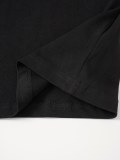 Moncler Classic Foam Logo Printed T-shirt Unisex Casual Loose Short Sleeve