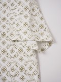 Louis Vuitton Classic Full Logo Printed Round Neck T-shirt Unisex Casual Loose Short Sleeve