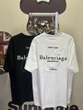 Balenciaga 26SS Fashion Embroidered Logo T-shirt Unisex Casual Loose Short Sleeve