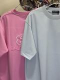 Balenciaga 26SS Fashion Embroidered Logo T-shirt Unisex Casual Loose Short Sleeve