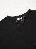 Moncler Classic Foam Logo Printed T-shirt Unisex Casual Loose Short Sleeve