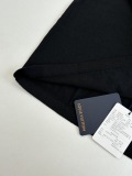 Louis Vuitton 26SS Fashion Contrast Logo Jacquard Knitted Round Neck Short Sleeve