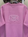 Balenciaga 26SS Fashion Embroidered Logo T-shirt Unisex Casual Loose Short Sleeve
