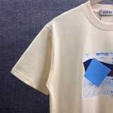 Loewe 26SS Fashion Printed Round Neck T-shirt Unisex Casual Loose Short Sleeve