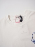 Moncler Classic Foam Logo Printed T-shirt Unisex Casual Loose Short Sleeve