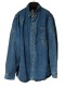 Chrome Hearts high street patch cross washed denim jacket
