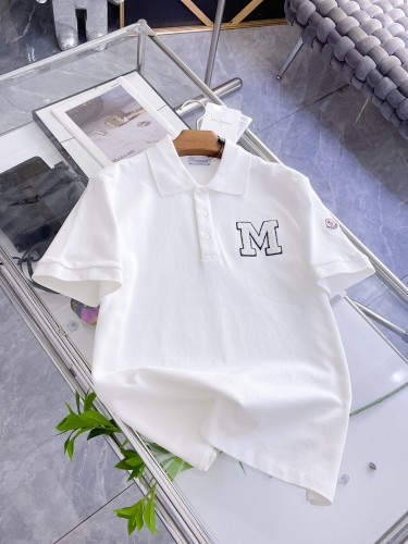 Moncler 26SS Classic Toothbrush Embroidered Casual Short Sleeve Polo Shirt