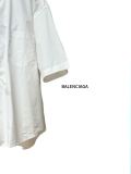 Balenciaga Coupe Classic Logo Printed Oversize Short Sleeve Shirt