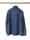 Chrome Hearts high street patch cross washed denim jacket